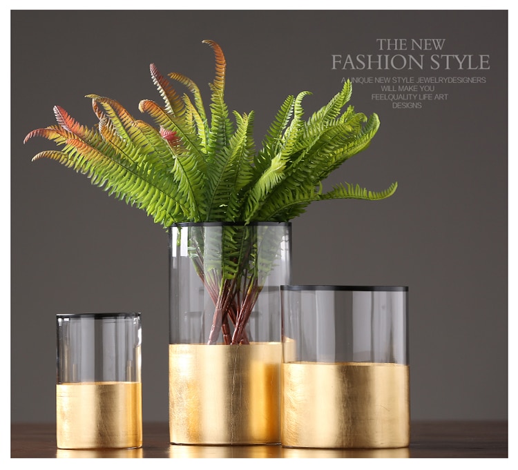 Nordique Bougeoirs En Or Coupe-Vent Vase Bougeoir D'anniversaire De Mariage Centres De Table Pour Tables Maison romantique Atmosphère FC328