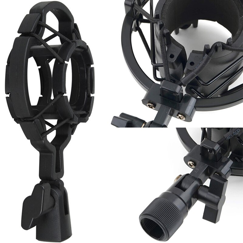 Universal Mic Microphone Shock Mount Clip Holder Studio Sound Recording