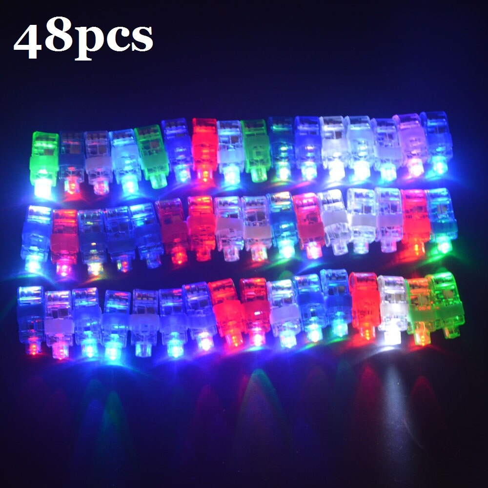 LED Glow in the Dark Party Supplies Glow Bracelet Finger Lights Fingers Torch Birthday Party Supplies: 3