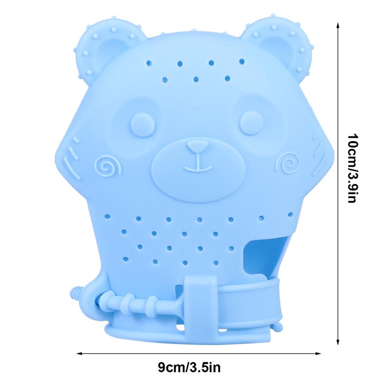 1Pc Baby Siliconen Bijtring Handschoen Mitten Baby Gum Veilig Natuurlijke Tandjes Slijpen Handschoen Helpen Baby Tandvlees Massage