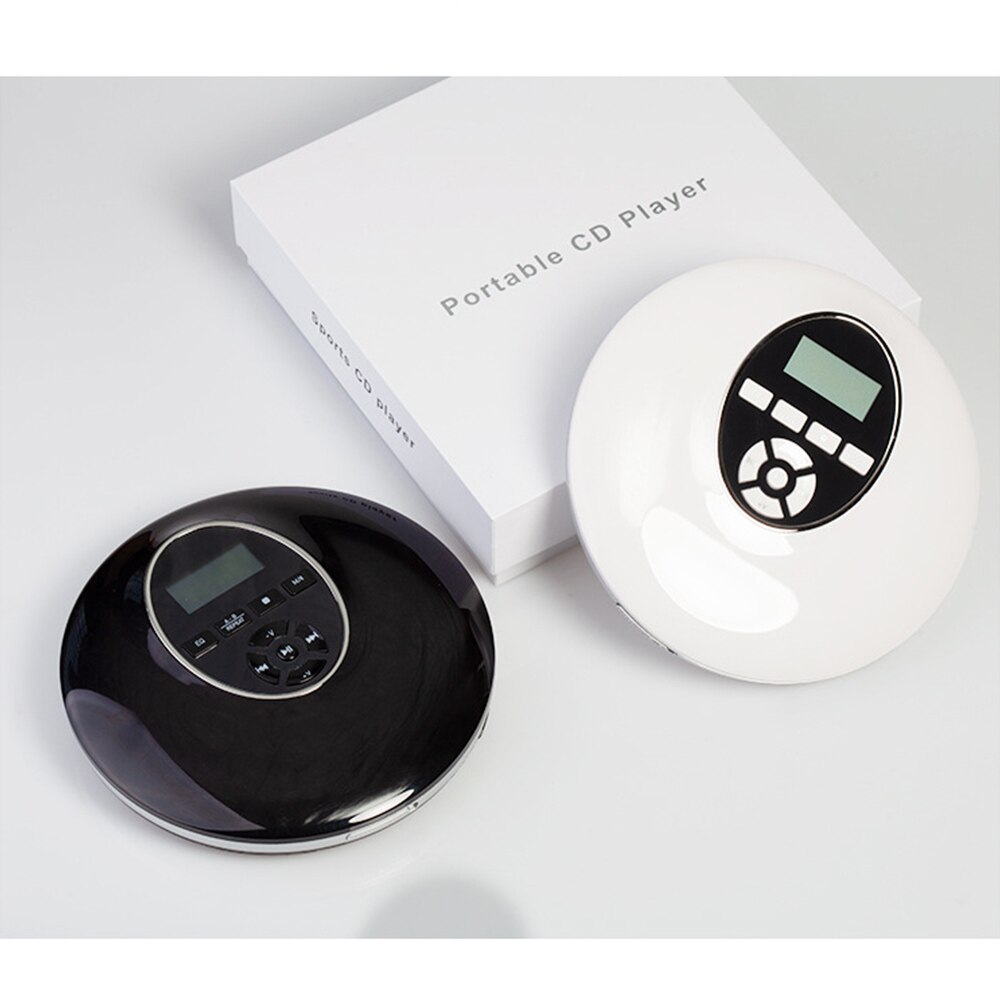 Portable CD Player Anti-Skid Small Music CD Walkman for Home Travel Car with LCD Display Support TF Card Personal Music Player