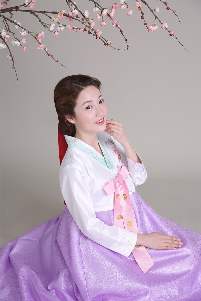 Traditional Korean Hanbok Dress - Elegant Vintage Women's Costume