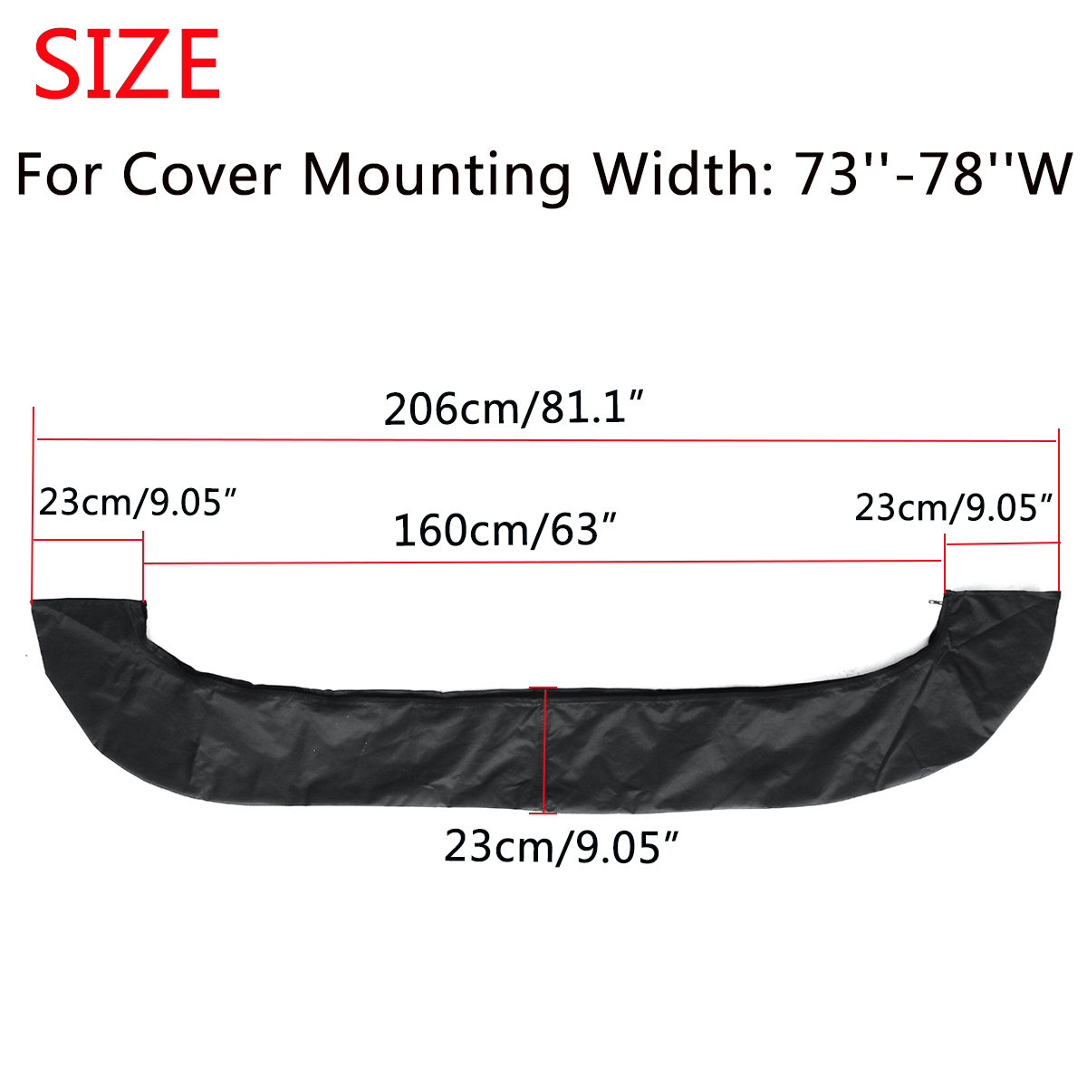 600D 3 Bow Bimini Top Boot Cover No Frame Waterproof Yacht Boat Cover with Zipper Anti UV Dustproof Cover Marine Accessories: Blue