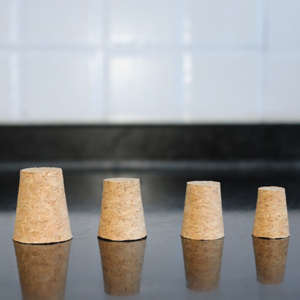 Tubo de ensayo de vidrio con tapón de corcho, 10 Uds., 20x200mm, 43ml, paquete de té de 8 pulgadas, disponible en todas las tallas