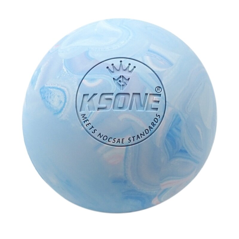 -ksone lacrosse-massageball - tragbarer fitness-massageball - muskelmassagerolle - weicher entspannungs-massageball: Blau