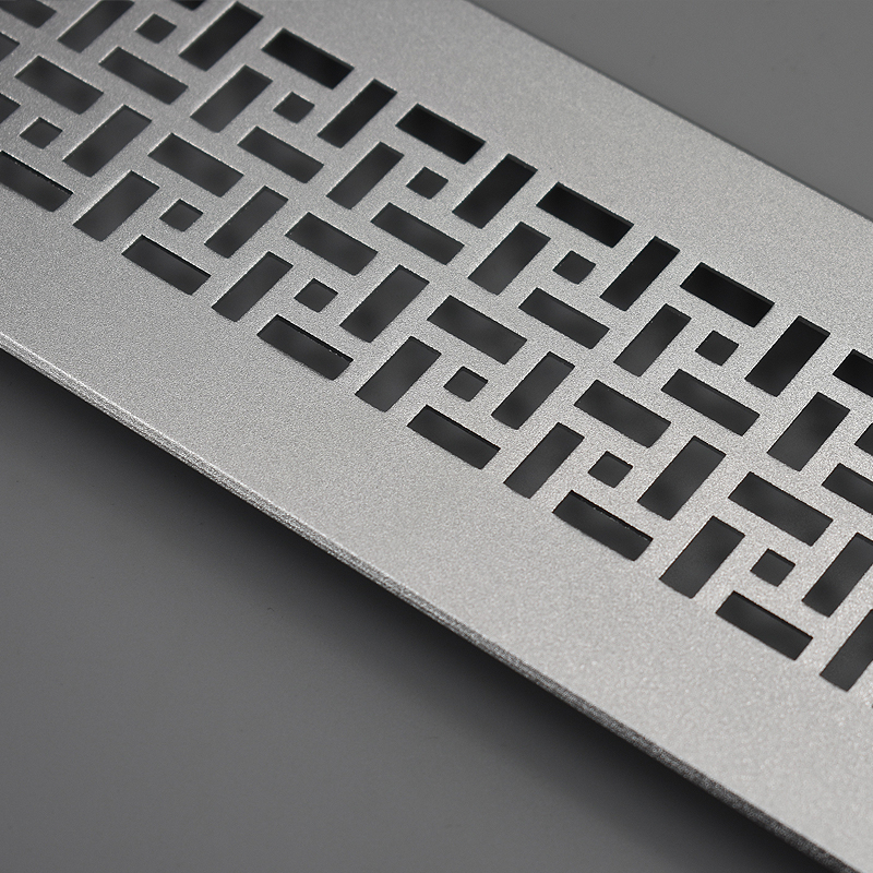 330mmAluminum Alloy Rectangular breathable Mesh Flat Air Vent Cabinet Shoe Cabinet air vent cover air vent cover heat vent Mesh: Silver