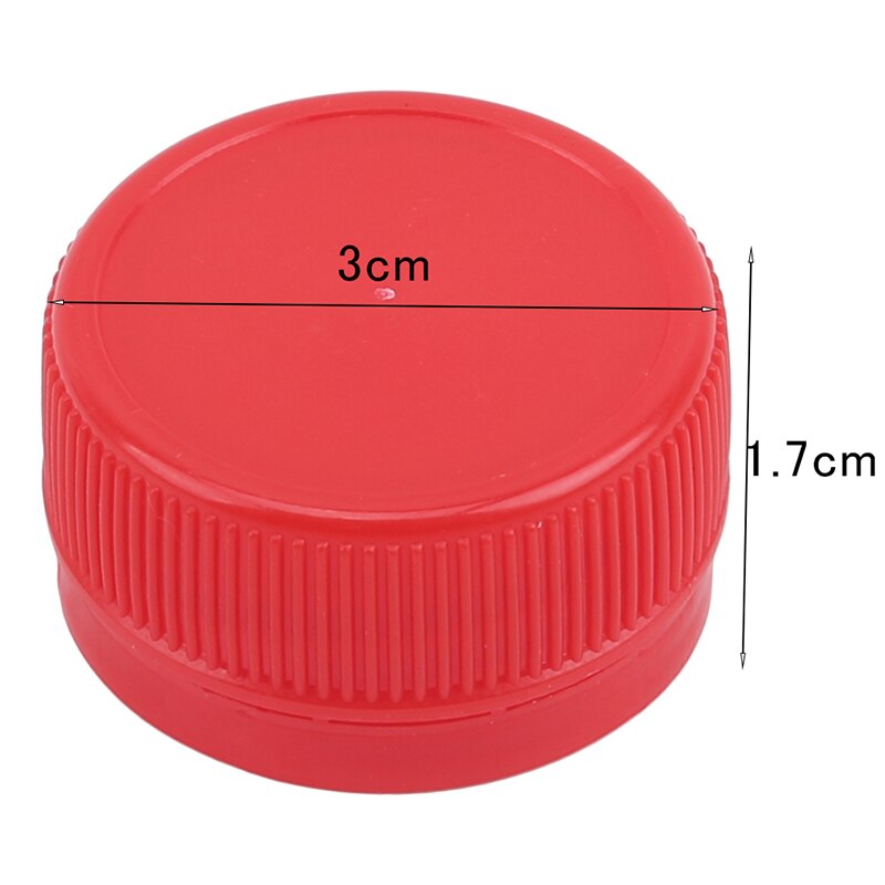 100Stck Kunststoff Flasche Kappe Mineral Wasser Flasche Kappen Kindergarten Handgemachte Kreative Farbe Puzzle Flasche Kappen: verrotten