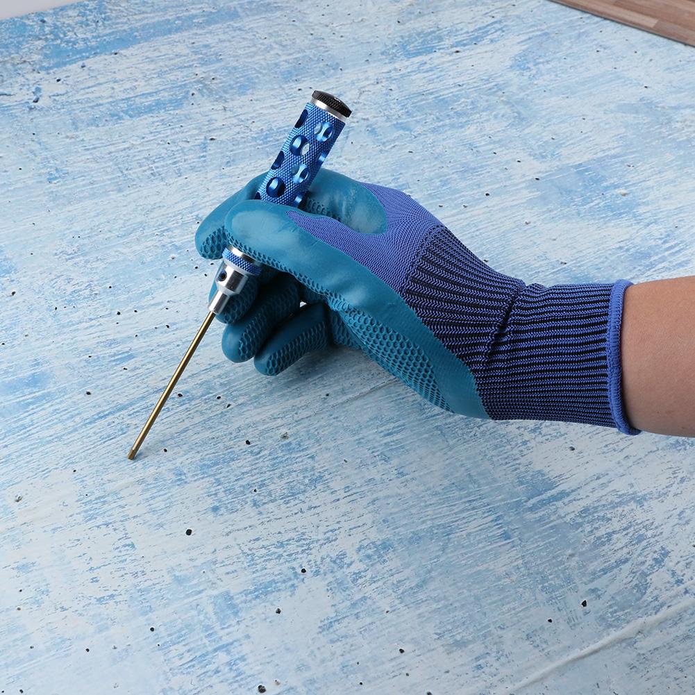 1 paire jardinage jardinage portable ratissage creuser plantation Latex travail gant Butyronitrile antidérapant main Protection jardin gants