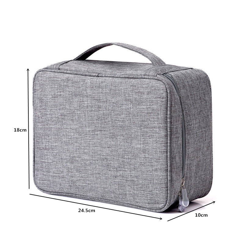 Sac de réception d&#39;accessoires numériques multifonctions, Polyester imperméable, chargeur de câble USB, alimentation Mobile, organisateur d&#39;emballage de voyage