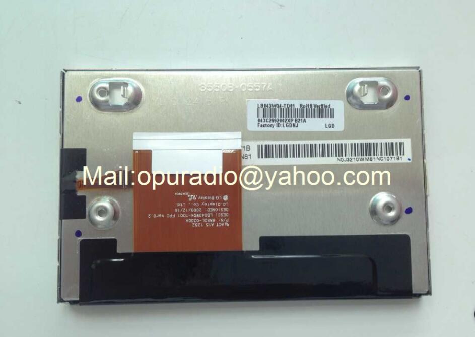 Neue LG 4,3 zoll LCD display LB043WQ4 LB043WQ4 (TD) (01) LB043WQ4-TD01 für Kia Auto DVD GPS navigation LCD panel