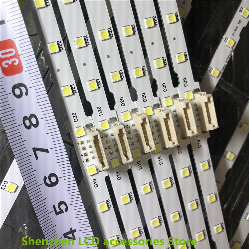 Led baggrundsbelysning strip til samsung  ue49 nu 7100 49 nu 7100 49 nu 7300 bn96-45953a bn96-45953b aot _49_ nu 7300_ nu 7100 sts 49081_38 leds