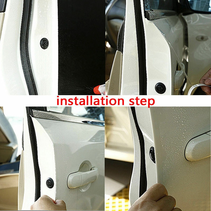 1pc 2cm*3m Universal Clear Car Door Anti-Collision Strip Bumper Hood Edge Guard Paints Protection Film Sticker