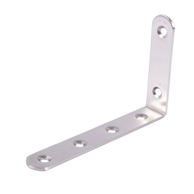 Fashion125x75mm L Shape Stainless Steel Shelf Corner Brace Angle Bracket