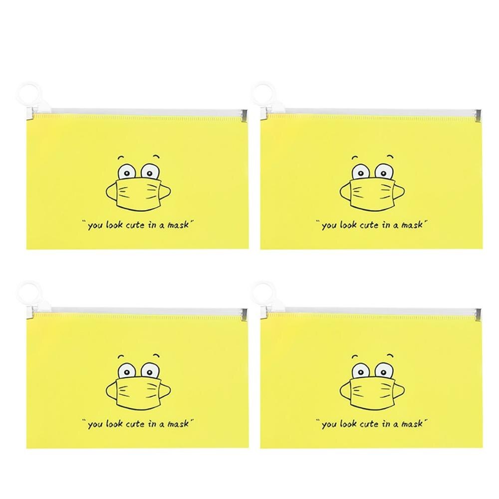 Maske lagerung Kasten maske verpackung Kasten feuchtigkeit-beweis und staubdicht tragbare kunststoff rechteckigen lagerung Kasten einweg maske Kasten: 4PC E