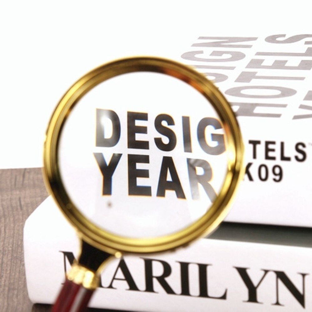 Large Lens Handheld 10x Magnifying Glass Soft Handle Reading Repair Magnifier