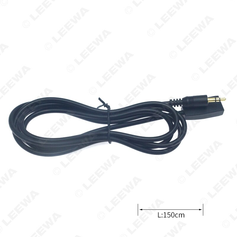 LEEWA 3.5mm Male Jack AUX Input Cable Adapter Only For BMW E46 With Business CD Radio Headunit #CA6254