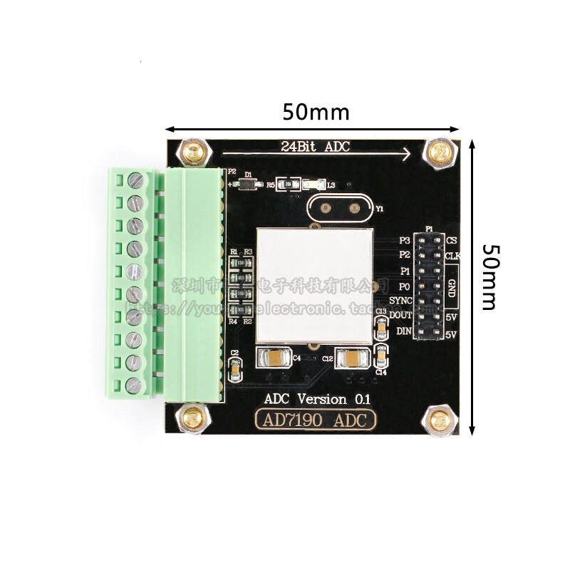 Módulo de conversión analógico a digital D7190, conversor digital de 24 pulgadas con sensor de presión de alta precisión