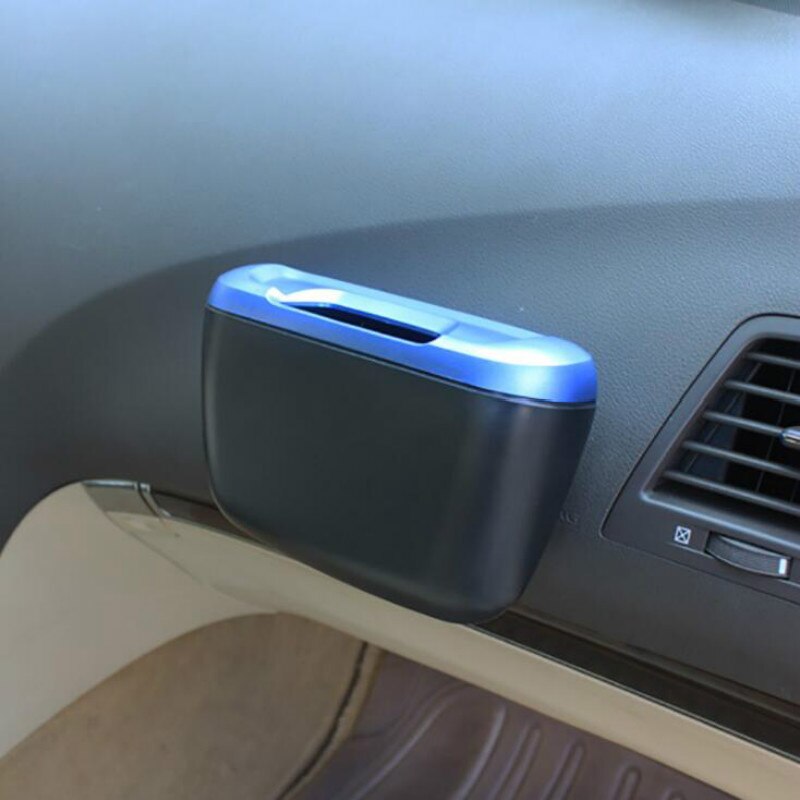 Mini Car Trash Auto Rubbish Dustbin Trash Can Garbage Dust Case Box Car Storage Case Car Trash Bin Car Accessories