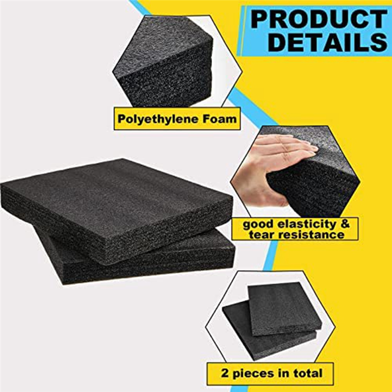 Polyethylen schaum 16 x12x2inch Polyethylen schaum platte dicke Schaumstoff polster Schaumstoffe in sätze für Bastel polster aus Polyethylen schaum
