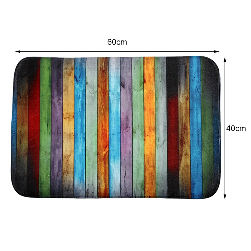 1PC Neue Bunte Kreative Bad Matte Hause Schlafzimmer In Front von Nicht-Slip Matten Bad Teppiche und Matte set Haushalt Bad Teppich: Colorful 40 X 60cm