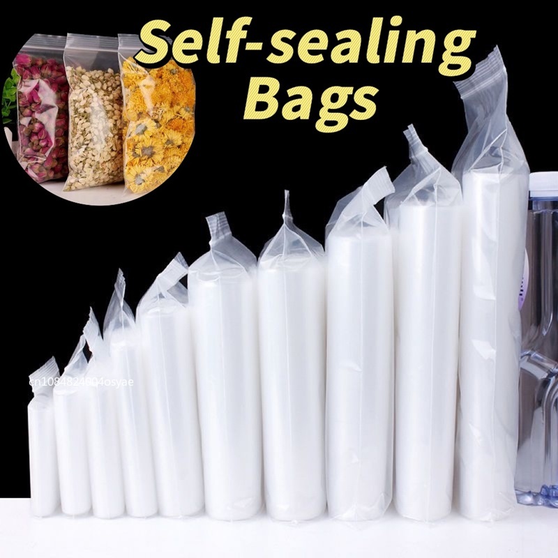 100 stk/parti gjennomsiktige mini-ziplock-poser små forsegling smykker matemballasje klar pose oppbevaring vanntett gjenbrukbar plast