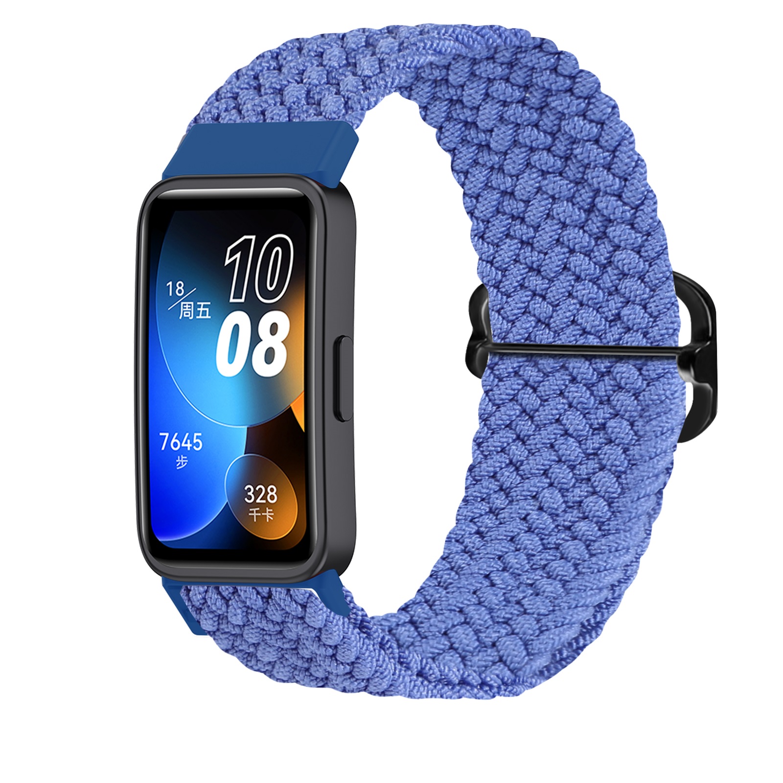 Gevlochten Solo Loop Voor Huawei Band 9 8 7 Band Verstelbare Smartwatch Accessoires Elastische Nylon Armband Correa Huawei Band8 Band: Beige / 16mm