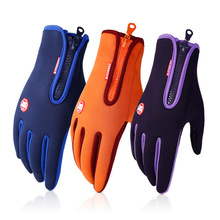 Gants de Ski à écran tactile pour hommes gants de conduite chauds coupe-vent pour femmes avec gants de pêche imperméables en polaire
