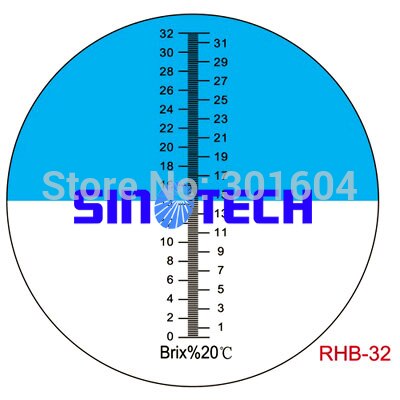RHB-32ATC Refraktometer - Zuckermessgerät 0-32% Mit ATC