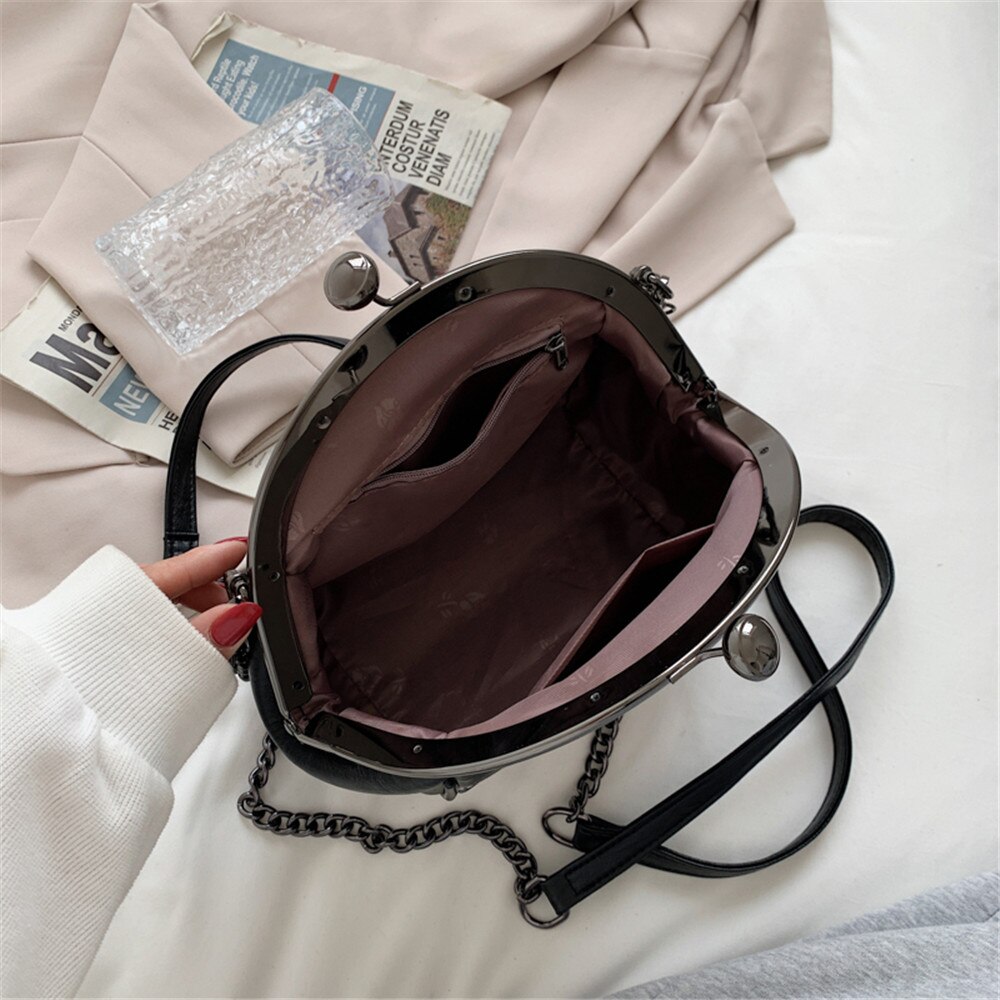 Modeketen Dames Schoudertas Pu Leer Vrouwen Messenger Bags Effen Kleur Vrouwen Portemonnee Bolsos