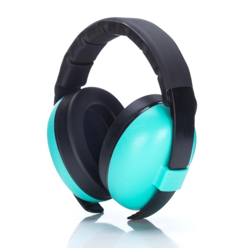1pcs Baby Ear Protection Baby Noise Earmuffs Noise Reduction Ear Defenders Earmuff For Child Adjustable Ear Muffs Baby Products: Lake Blue