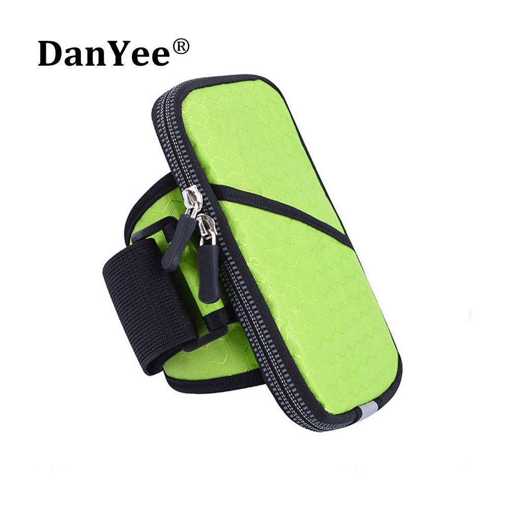 Danyee 6.0 inch universele armbandhoes sporttas voor iphone 7 6s plus waterdichte sportarmband antislip