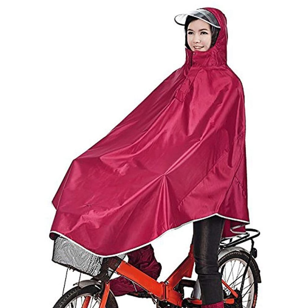 Impermeabile per moto elettrico mantella impermeabile resistente tutto'usura poncho Oxford traspirante giacca da bicicletta per uomo e donna