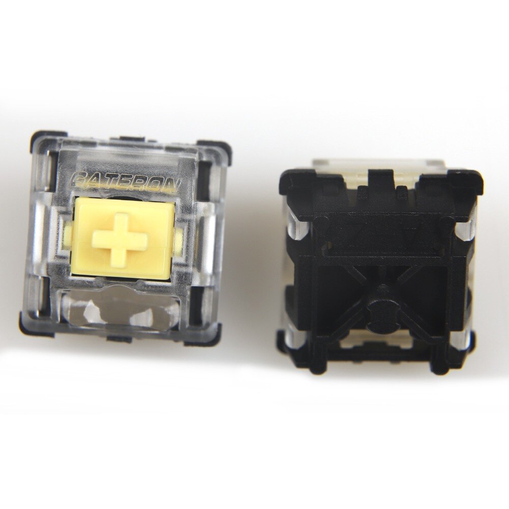 Authentic SK61 SK64 Gateron Optical Switch For Gateron Optical Switches Keyboard Yellow Brown Red Gray Blue Black: Optical Yellow / 20 pcs