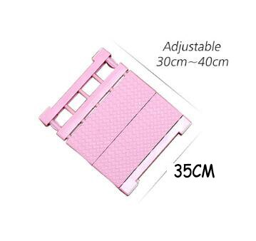 1pc garderobeskabe skab arrangør hylde soveværelse møbler tilføje lag spar plads køkken rack holder opbevaring skab hylde: 35 x 40pi