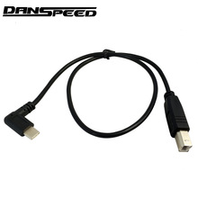 DANSPEED USB-C USB 3.1 Type C Mannelijke Connector om USB-B USB 2.0 B Type Mannelijke Datakabel Printer Scanner Kabel