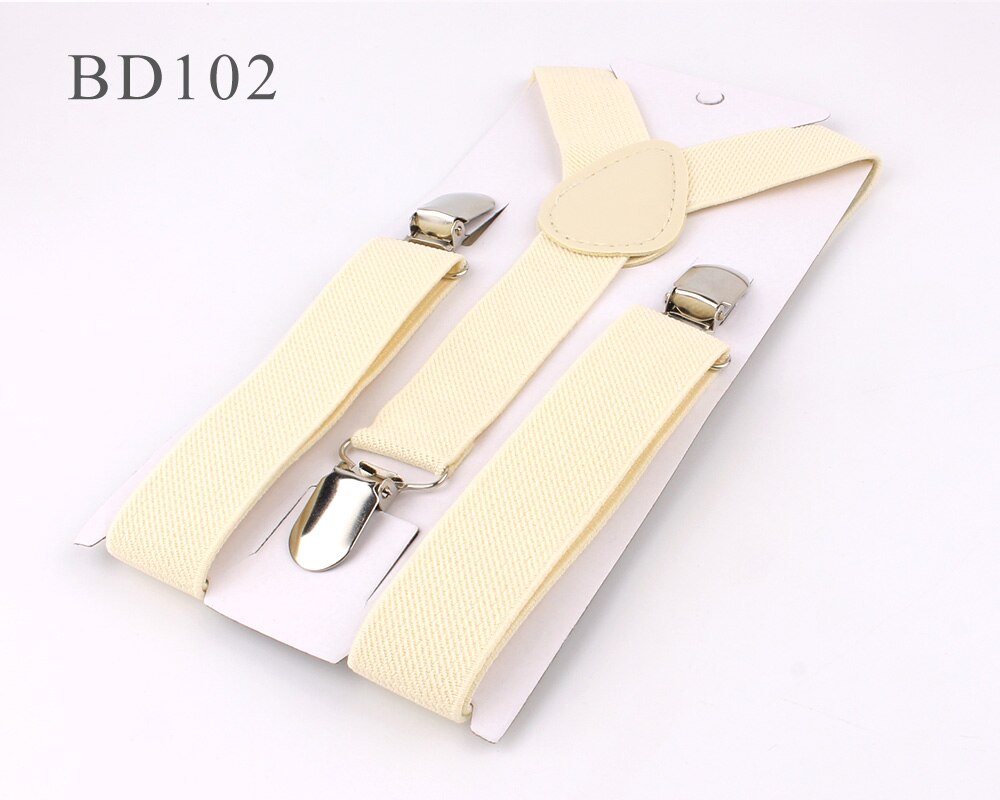 Kids Suspenders Solid Adjustable Elastic Suspender Candy Color Children Braces Wedding Accessories Girls Boys Straps: BD102