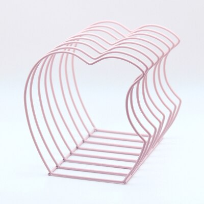 1 Pc Nordic Metal Bookends Shelf Holder Triangle 9 Grid Wrought Iron Desktop Storage Rack Bookshelf File Magazine Rack Organizer: G