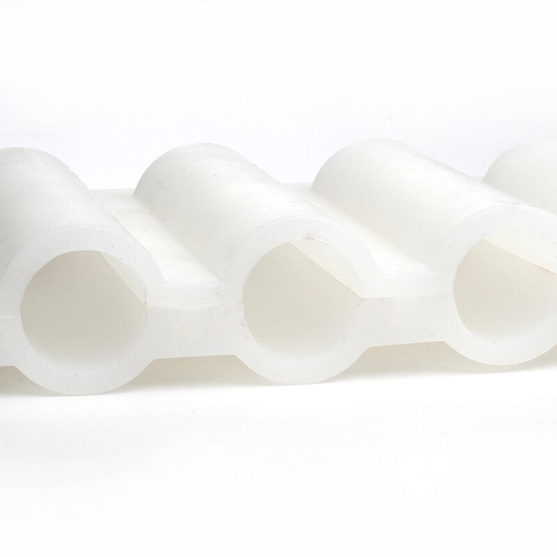 Nicole buis siliconen zeepmal met 4- holtes, cilindrische mal voor doe-het-zelf, handgemaakt