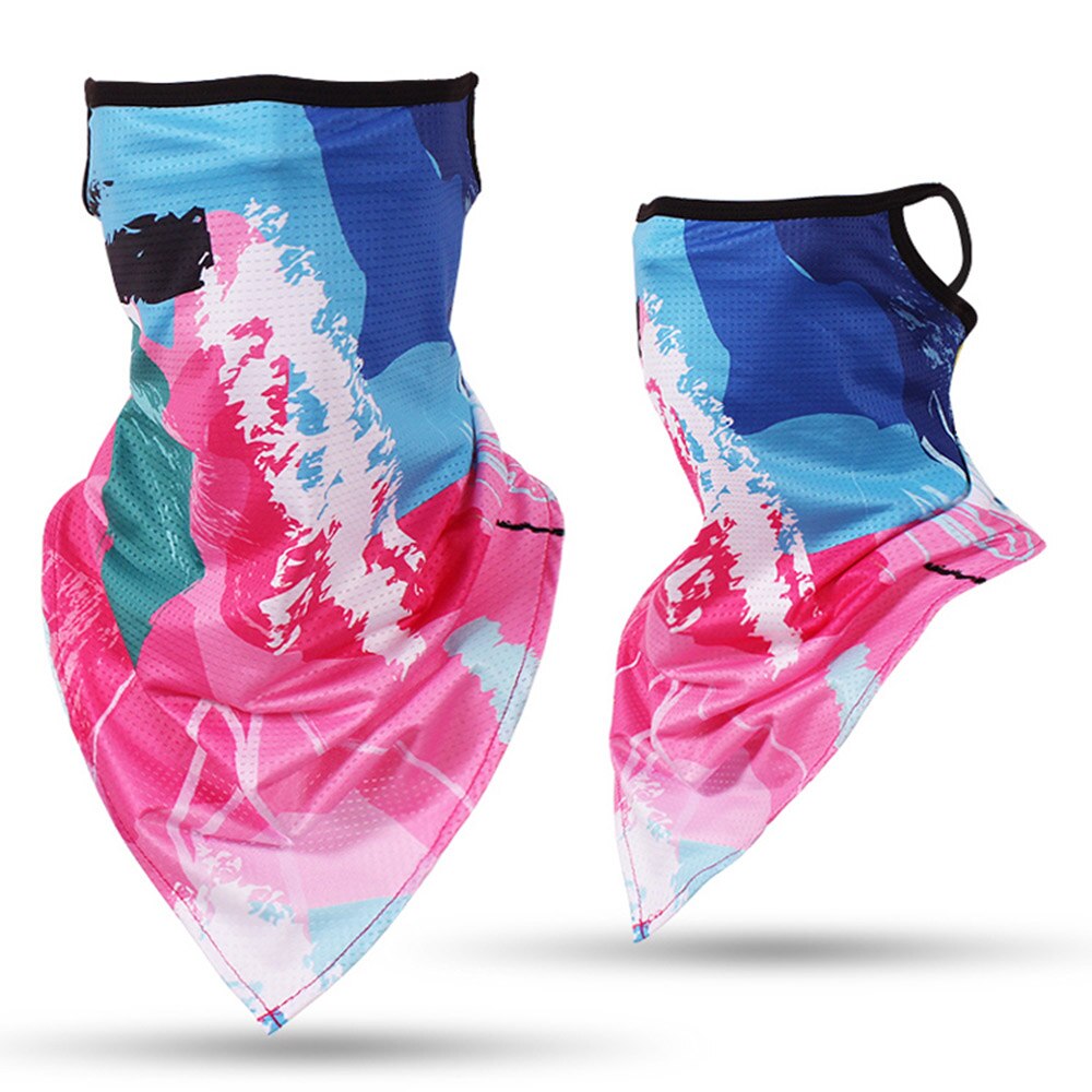 Passamontagna Moto estivo Moto Bandana Earloop maschera di seta di ghiaccio sciarpa tubolare motocross motociclista ciclismo scaldacollo uomo donna: 15