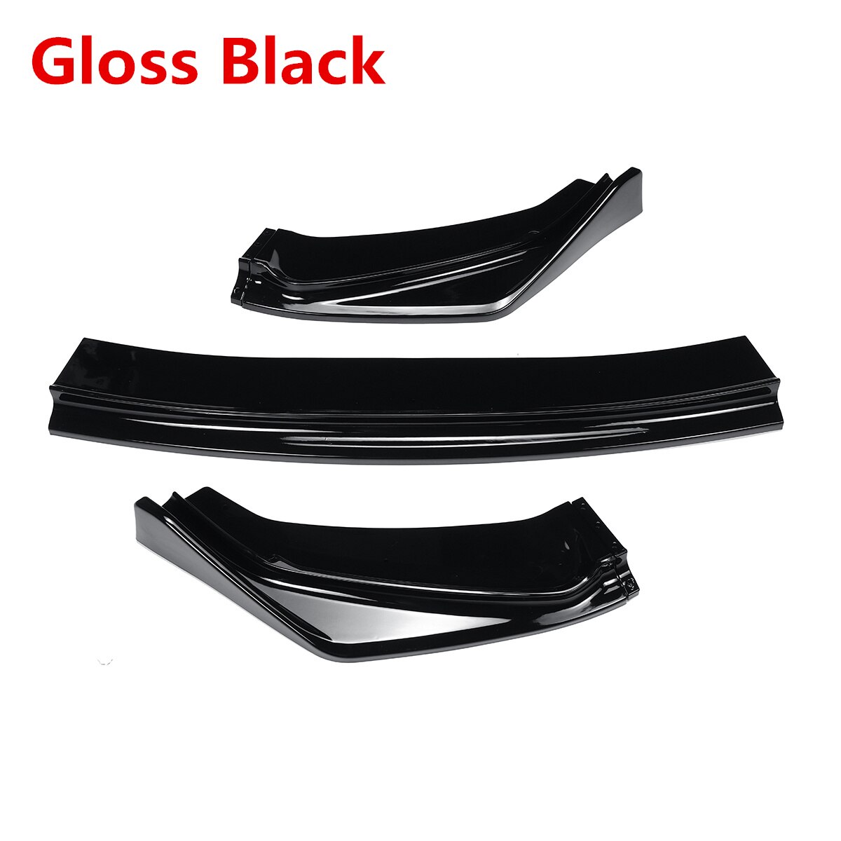 3pcs Car Front Bumper Lip Body Kit Diffuser Deflector Spoiler Splitter Lip Guard For Honda For Fit For Jazz