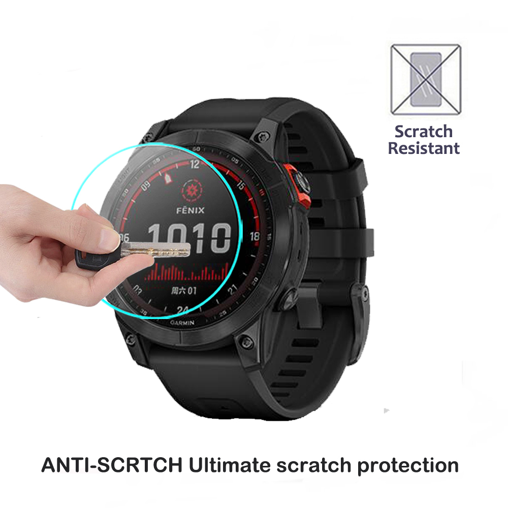 2Pcs 2.5D Helder Gehard Glas Voor Garmin Fenix 7 Fenix 7X Fenix 7S Epix Horloge Scherm Beschermende Film anti-Kras Protector