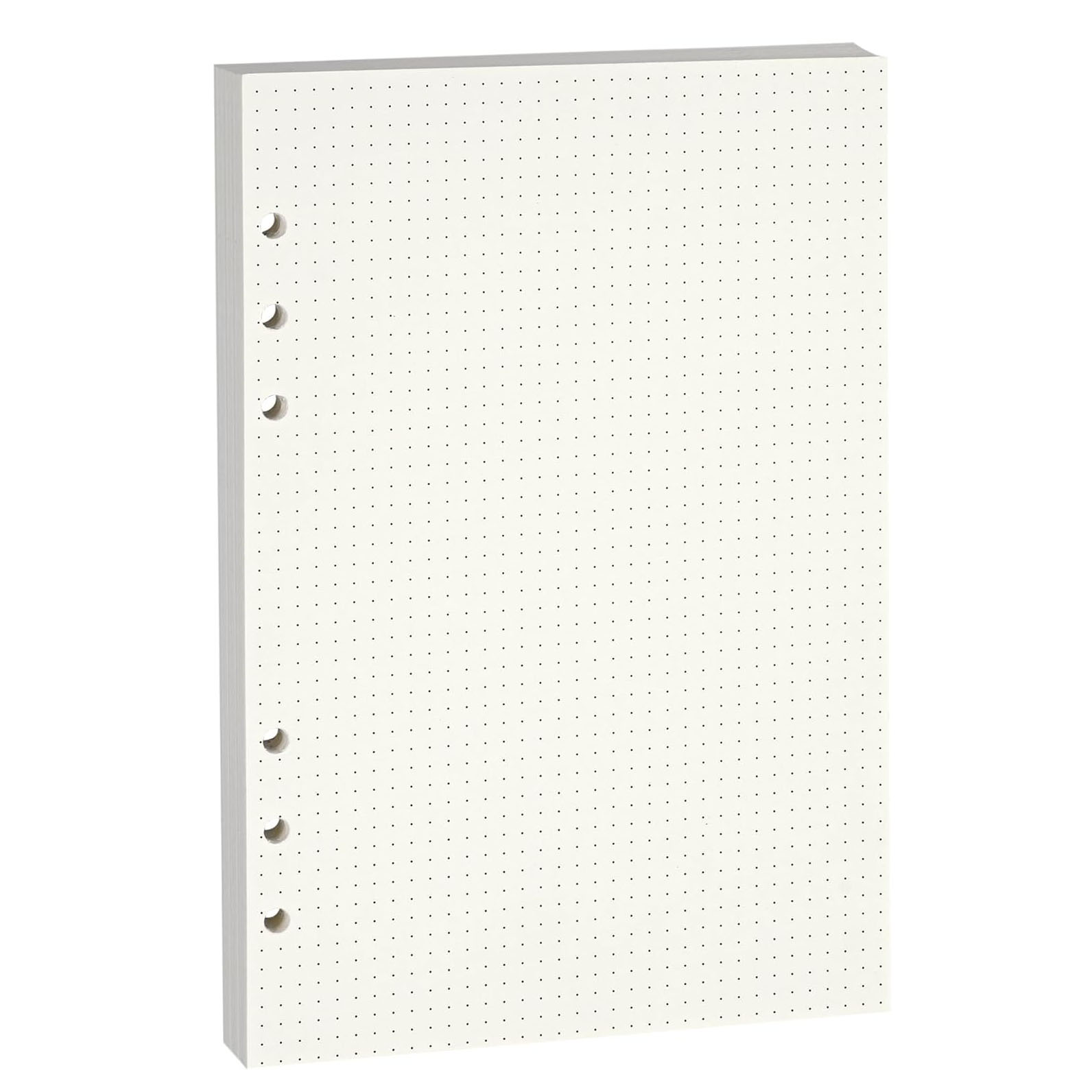 Classeur A5 en cuir PU à 6 anneaux, couverture pour papier de remplissage A5, classeur de planificateur personnel A5 rechargeable avec magnétique: Couleurs mélangées