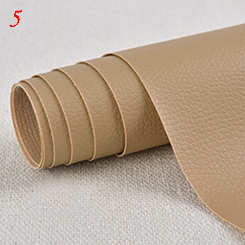50X135Cm Leer Stof Zelfklevende Fix Reparatie Patch Sticker Voor Sofa Auto Zak Diy Craft Faux litchi Pu Leer Stof: 5