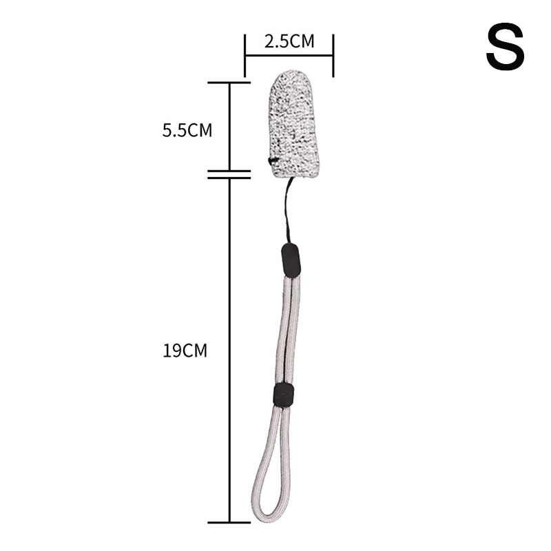 Fishing Gloves Wear Resistant Anti Cutting Single Finger Protective Cover For Outdoor Far Throw Casting Fishing Control Line: Negro