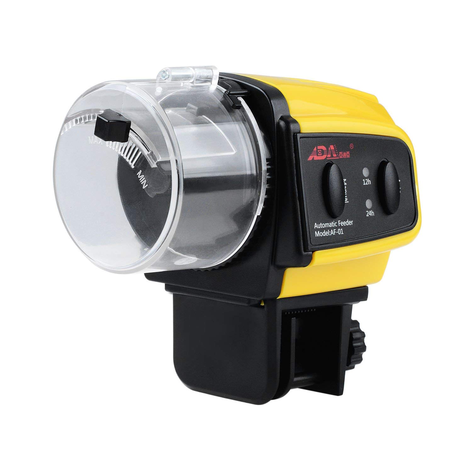 ADA 65ml Automatische Vis Feeder Elektronische Timer voor Aquarium Tank Visvoer Dispenser Auto Huisdier Feeders 12/24 Uur Voeden