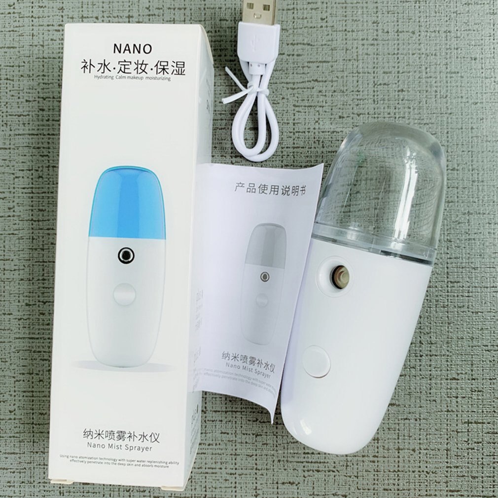 Nano Facial Mister Mist Spray Atomization Face Moisturizing Steamer Office Portable Market Trend