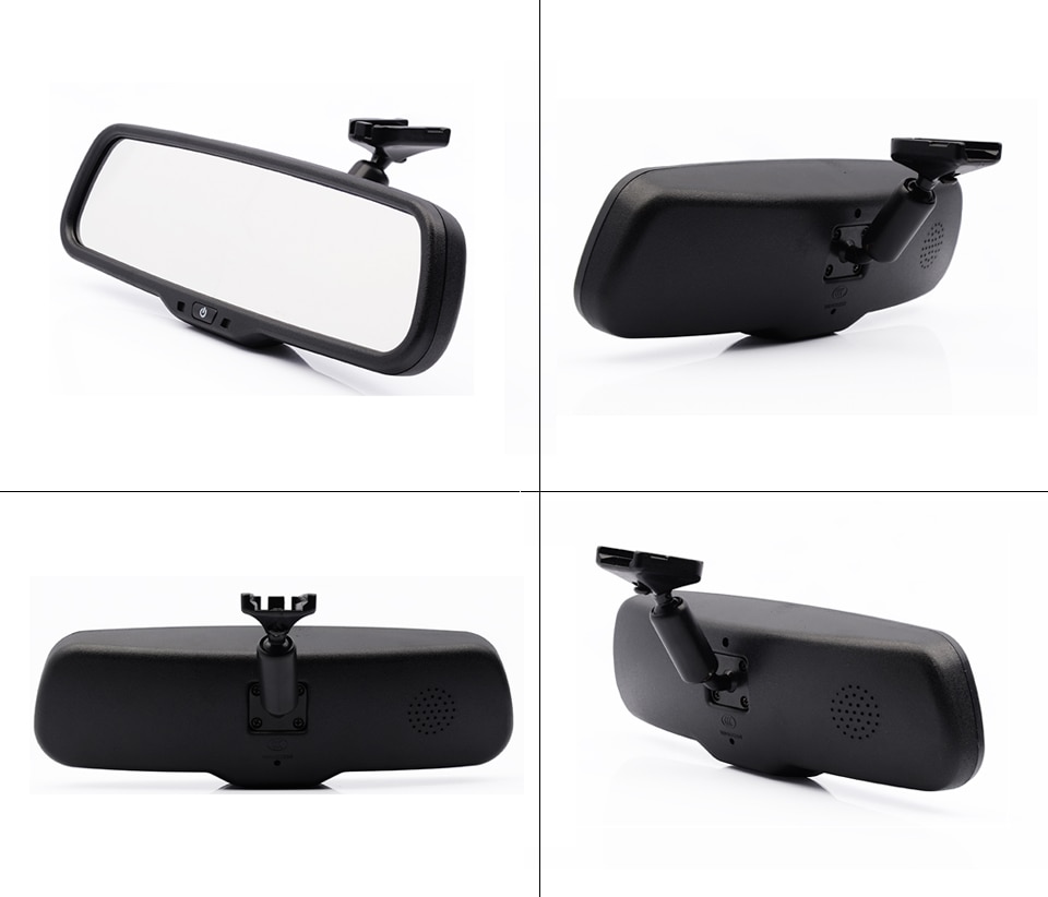 4.3 Inch TFT LCD Screen Car Rear View Mirror Monitor with Special Original Bracket 2 Video Input for Parking Assitance System