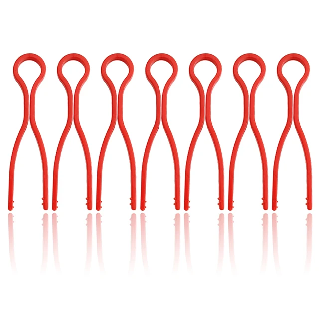 Clips de bobine de couture, 10/20/30 pièces, Clip à fil Long, support de rangement de bobine, organisateur de Clips de couture en plastique, accessoires de couture, outils: L / vert militaire