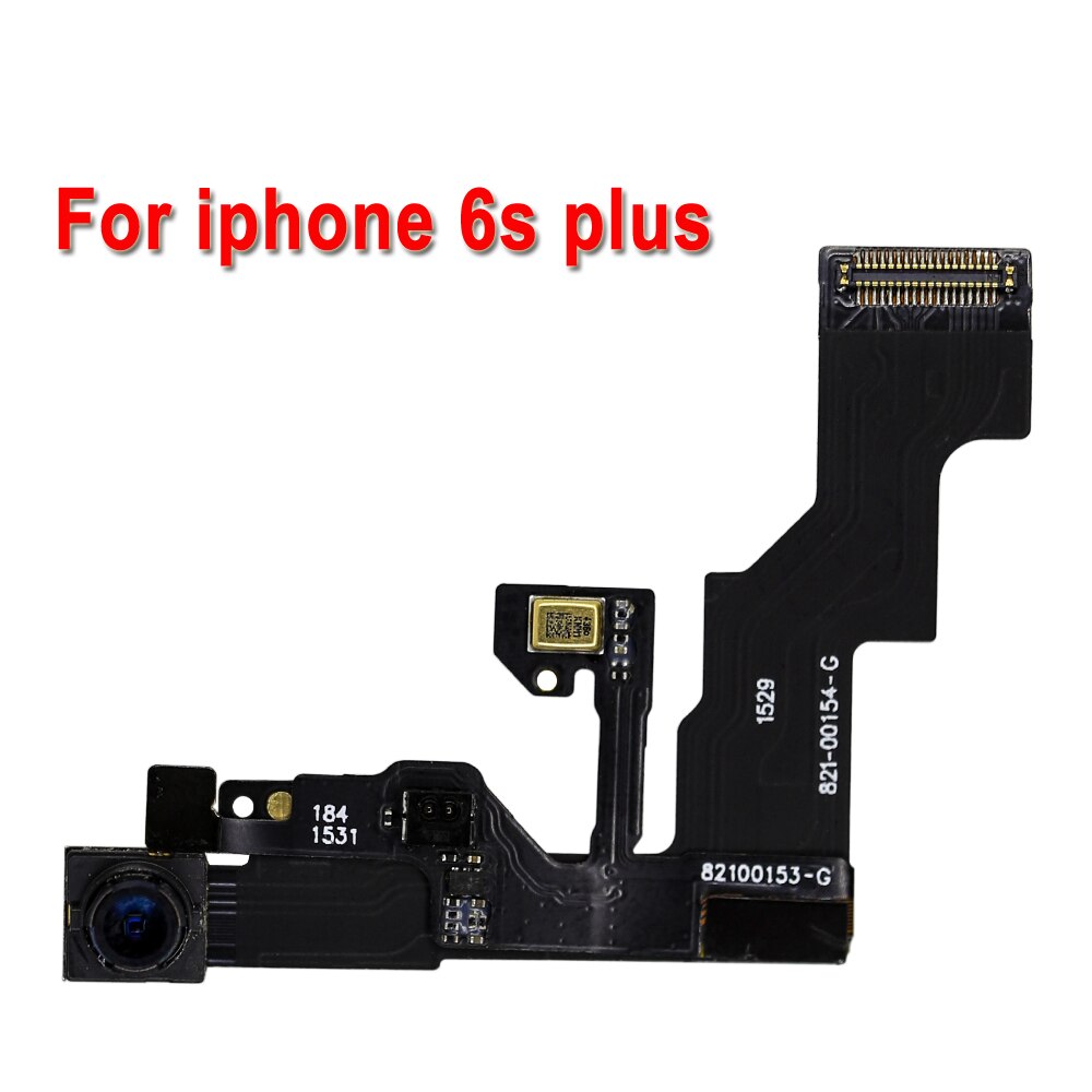 1 sztuk wysokiej jakości dla iPhone 5 5C 5S SE 6 6s plus czujnik zbliżeniowy przewód kabel z przodu kamery mikrofon montaż: For iphone 6s plus