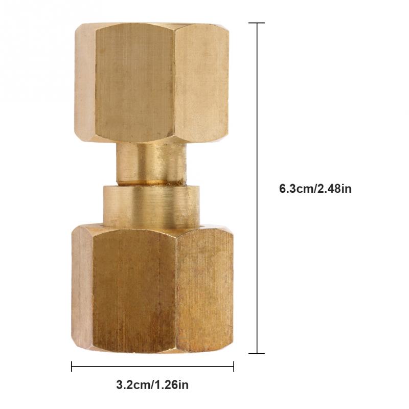 1 Pcs CGA-320 to CGA-580 Cylinder Adapter Carbon Dioxide tank to Argon Regulator